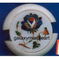 Handicraft inlay work coaster set 3.5" Cs-21